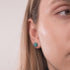 Aquamarine | .925 Sterling Silver | Gemstone Stud Earrings